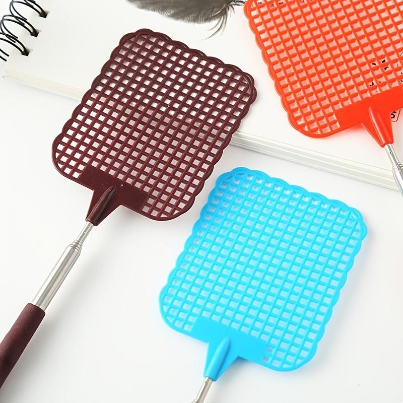 Random Color Retractable Fly Swatter, 1 Count Creative Reusable Summer Mosquito Swatter, Home Daily Use Fly Killer, Home Office Travel Accessories