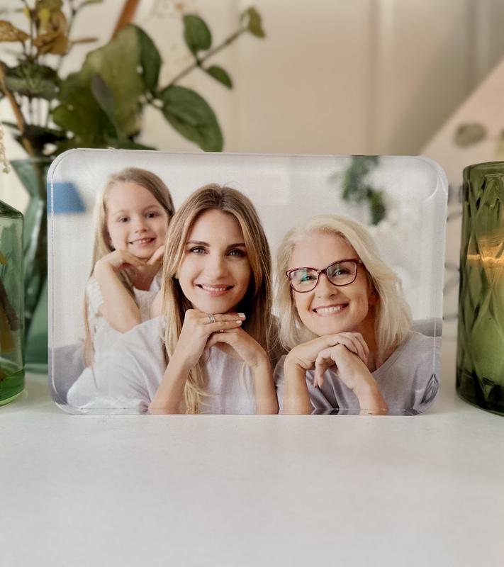 Custom Acrylic Photo Frame For Family, Mom Gifts, Family Keepsake Gifts, Memorial Gifts, Gift From Grandkids, Family Tree Plaque, Personalized Picture Plaque, Perfect Gifts,  Anniversary Gift, Memorial Gift, Cute Acrylic Plaque, Table Plaque, Office Decor