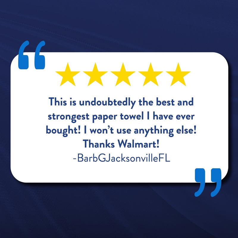 Great Value Ultra Strong Paper Towels, 12 Double Rolls