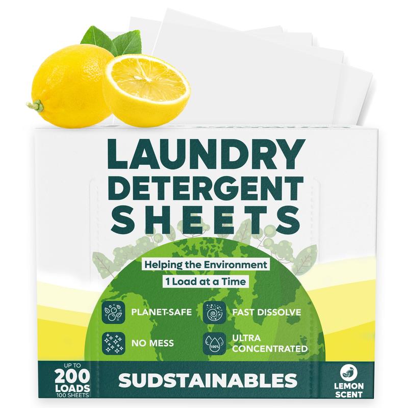 Laundry Detergent Sheets (100 sheets 200 loads)