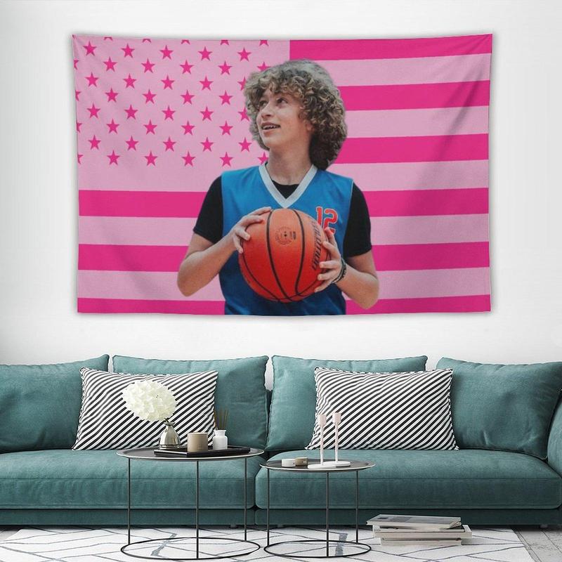 Nelson Celebrity and Decorations Stuff American Pink Flags Wall Funny Tapestry Hanging Neumann Merch for Dorm Bedroom Decorative Aesthetic Tapestries