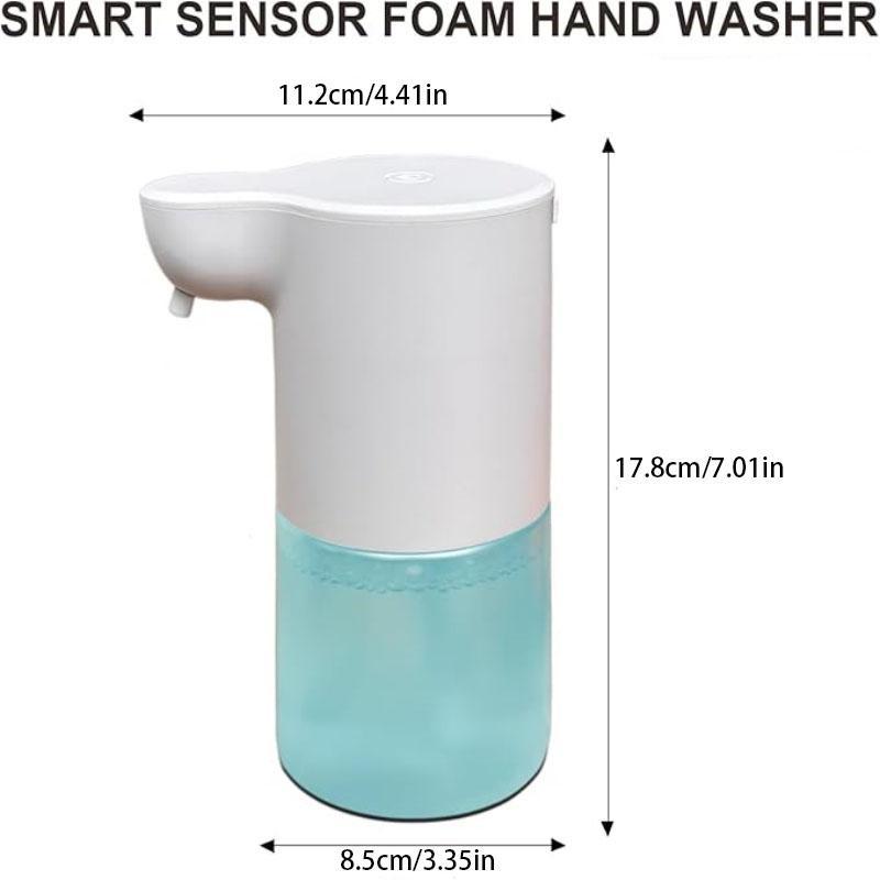 Automatic Foaming Soap Dispenser, 1 Count USB Rechargeable Infrared Sensor Soap Dispenser, 4 Level Adjustable Soap Dispenser for Kitchen & Bathroom