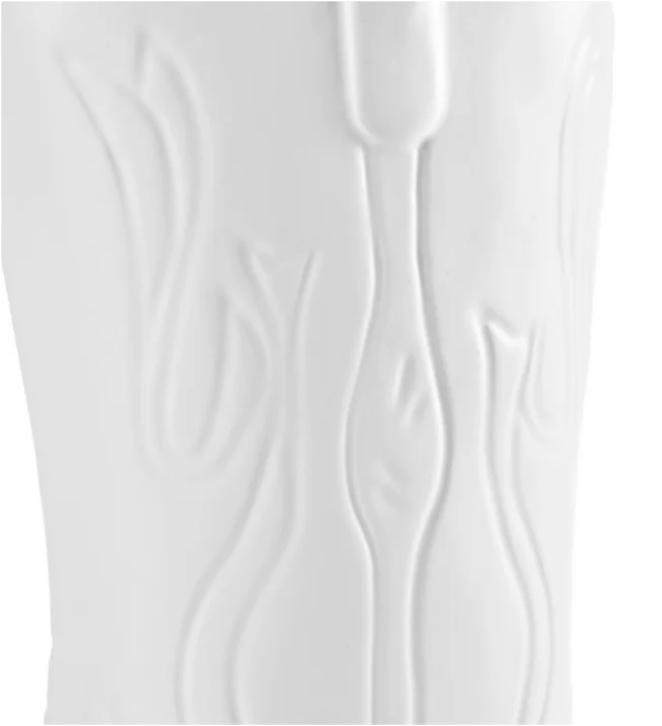 Urban Shop White Ceramic Cowboy Boot Vase, 8.75 Tall