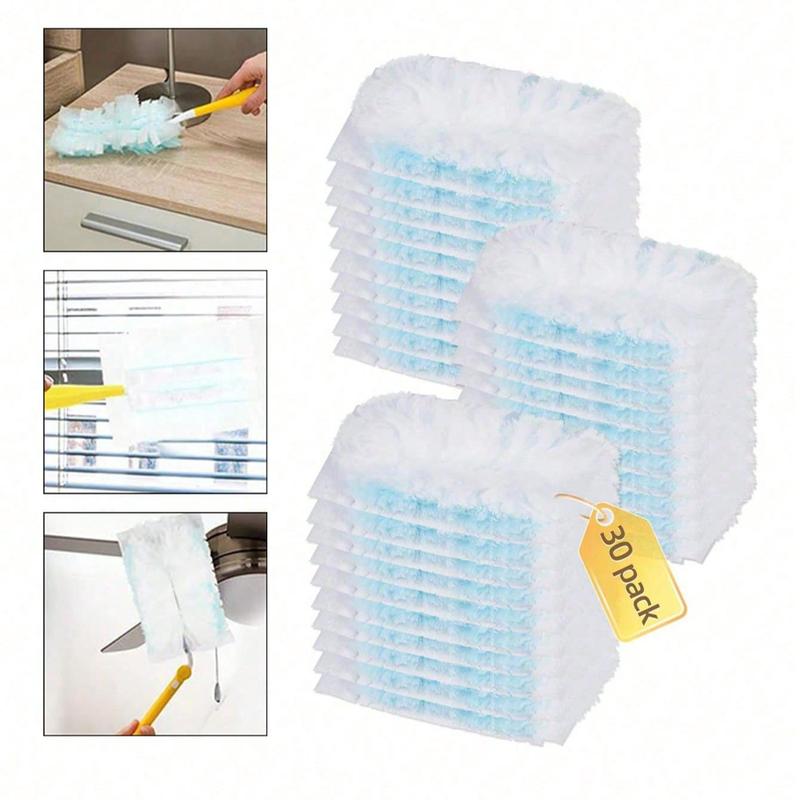 Disposable Duster Refill, 30pcs Multi-surface Duster Refill, Cleaning Supplies for Home, Office, Car, Kitchen, Bathroom