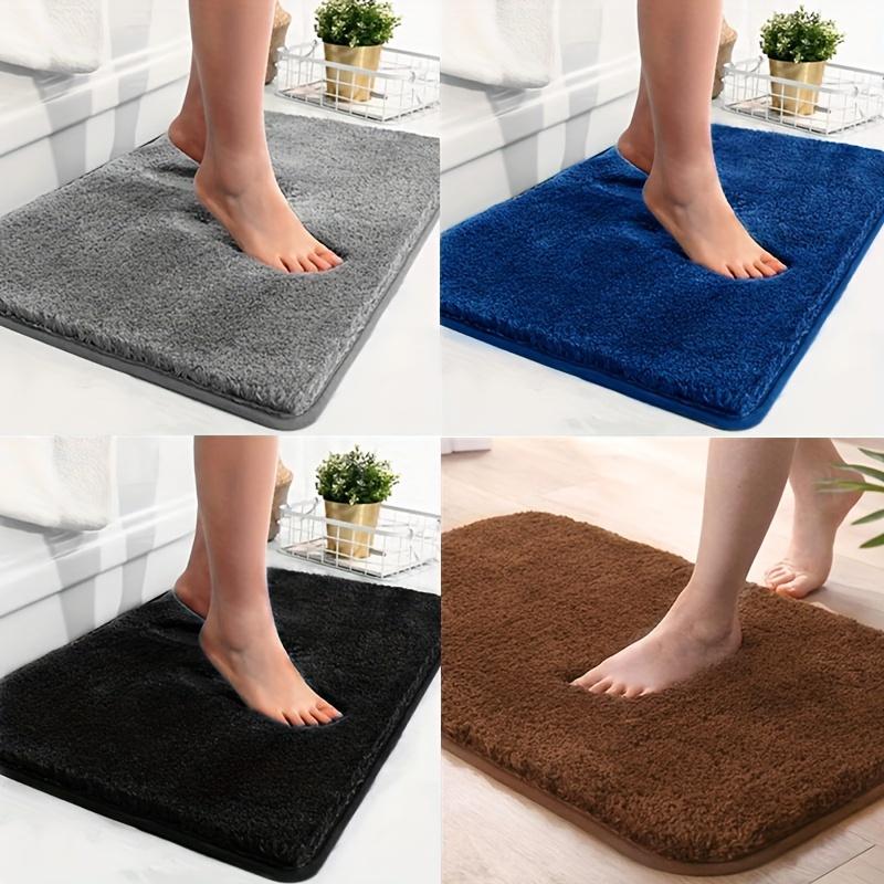 1pc Premium Plush Bathtub Rug - Super Soft, Absorbent, Non-Slip, Fade Resistant, Comfortable, and Mildew-Resistant Bathroom Floor Mat - Ideal Bathroom Accessories and Home Decor for a Safe and Cozy Bathroom Experience