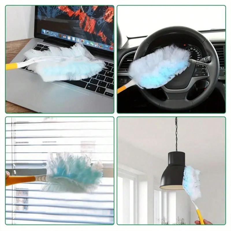 Disposable Duster Refill, 30pcs Multi-surface Duster Refill, Cleaning Supplies for Home, Office, Car, Kitchen, Bathroom