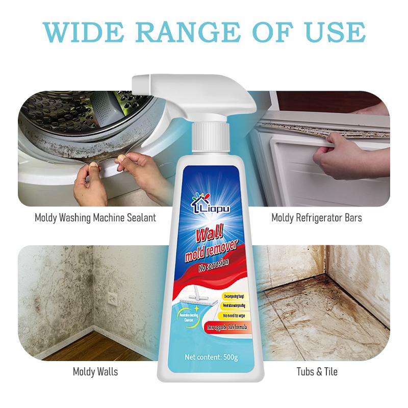 Quick Foam Mold Remover for Kitchen Bathroom Household Mold Remover Spray for removing all kinds of mold and mildew（500g）