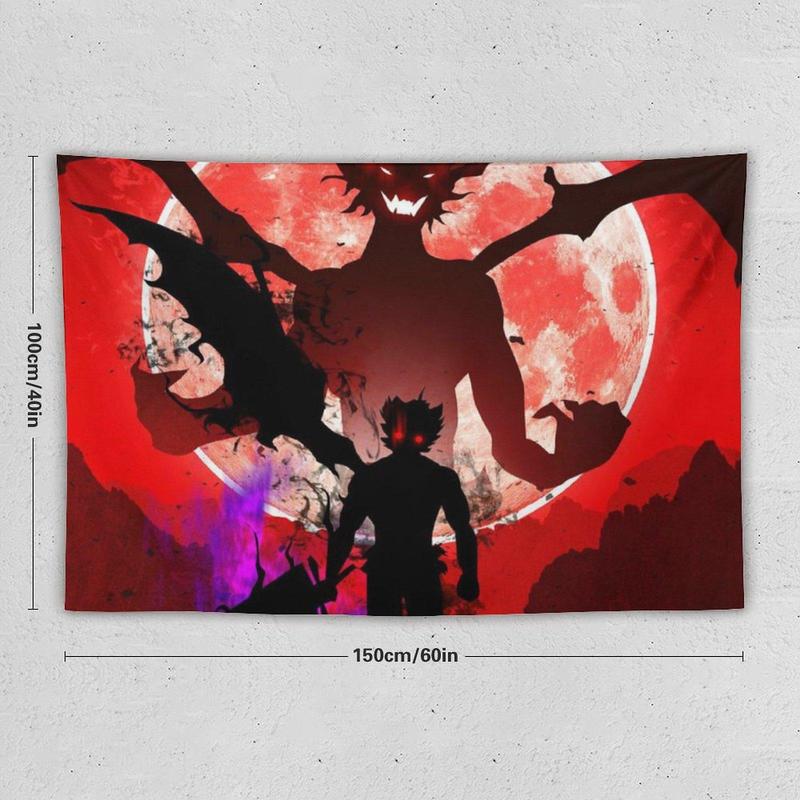 Anime Black Clover Tapestry, Home Decoration Wall Hanging, Art Accessories Suitable for Dormitory Or Living Room And Bedroom