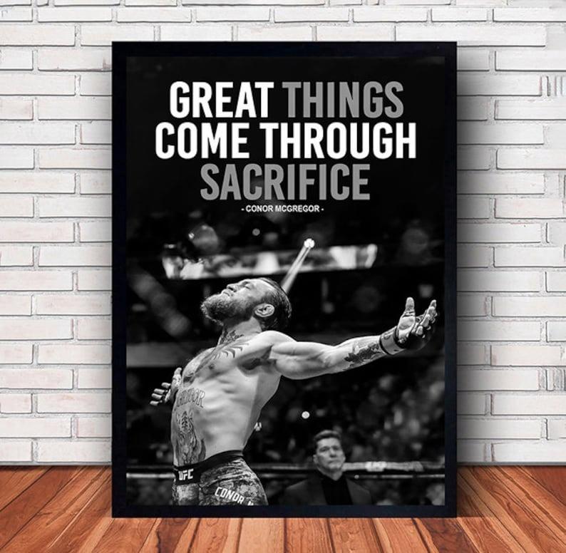 [FULL] Conor Mcgregor Boxing Poster, UFC Poster Art Autographed 12x18 16x24 24x36 27x40inch Personalized Gifts for Birthday | Print On Paper