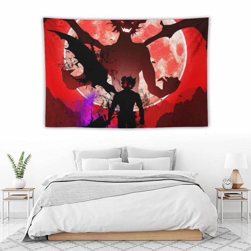 Anime Black Clover Tapestry, Home Decoration Wall Hanging, Art Accessories Suitable for Dormitory Or Living Room And Bedroom