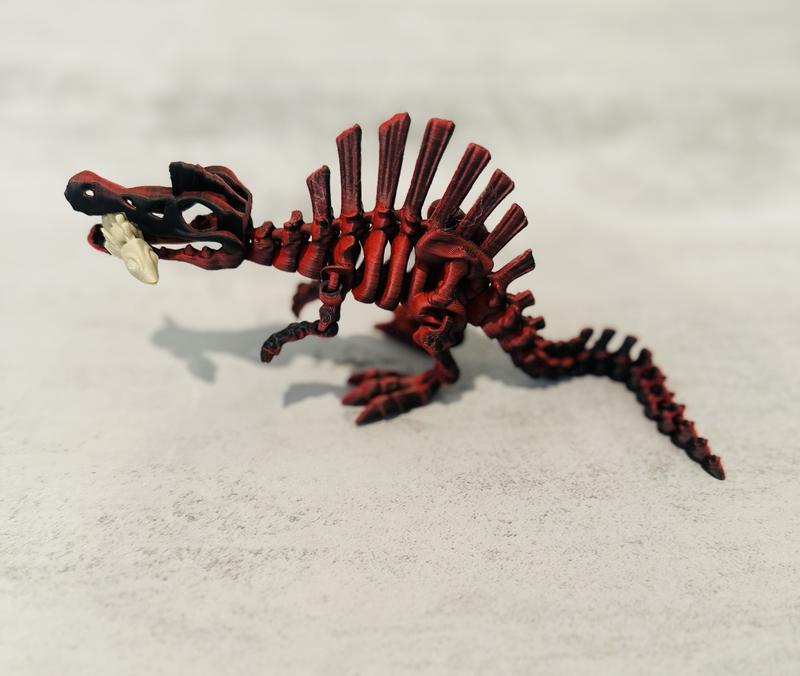 Dino Skeletons - Multicolored Variations- Desk Ornament - Gift Idea - 3D Printed