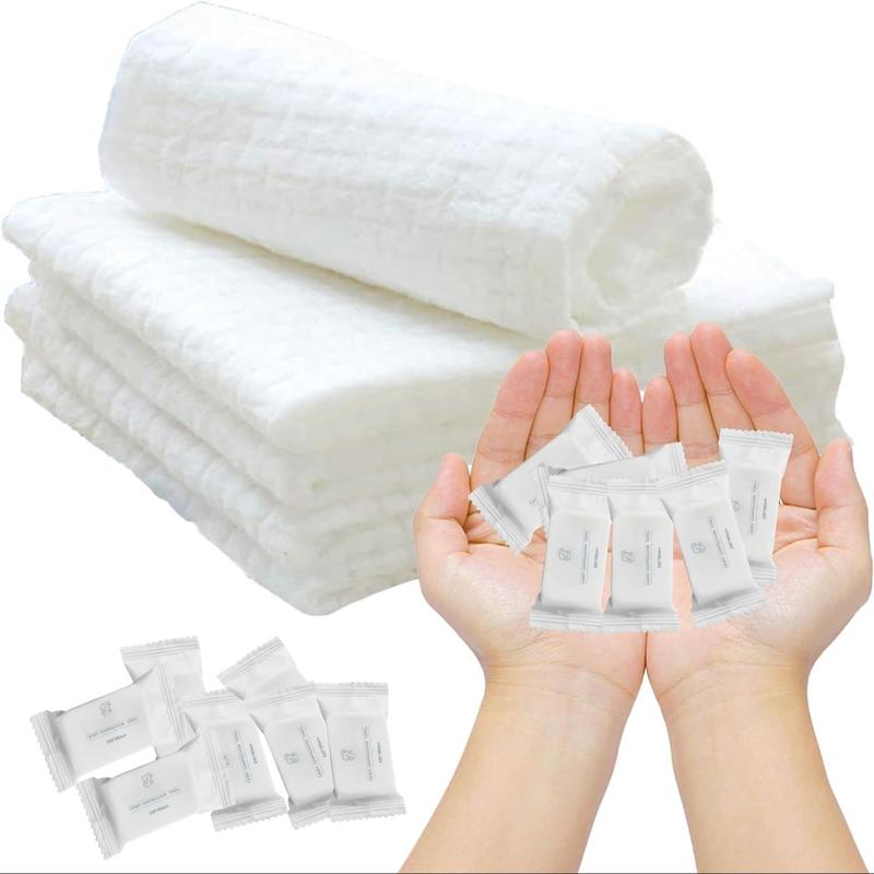 Disposable Compressed Towel, 20pcs bag Portable Travel Towel, Thickened Plant Fiber Towel, Bathroom Supplies, Summer for Gift