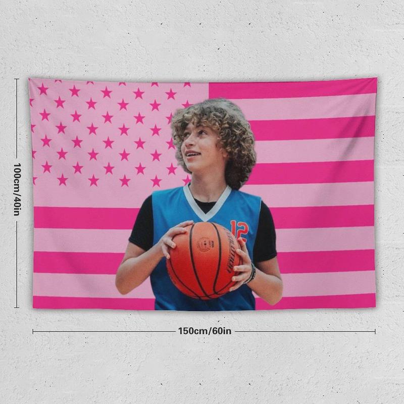 Nelson Celebrity and Decorations Stuff American Pink Flags Wall Funny Tapestry Hanging Neumann Merch for Dorm Bedroom Decorative Aesthetic Tapestries