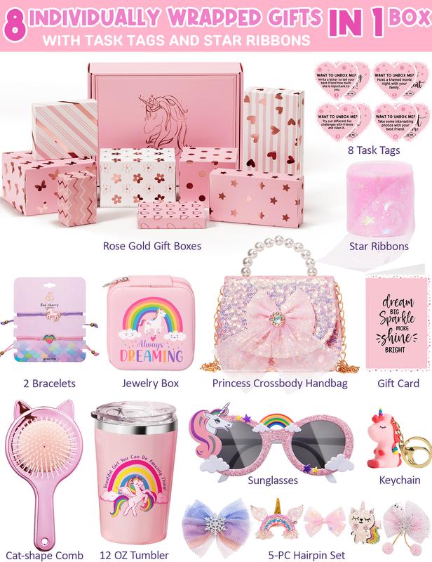 Tiblue Unicorn gifts Unique Christmas Gifts Ideas 2024 for girls