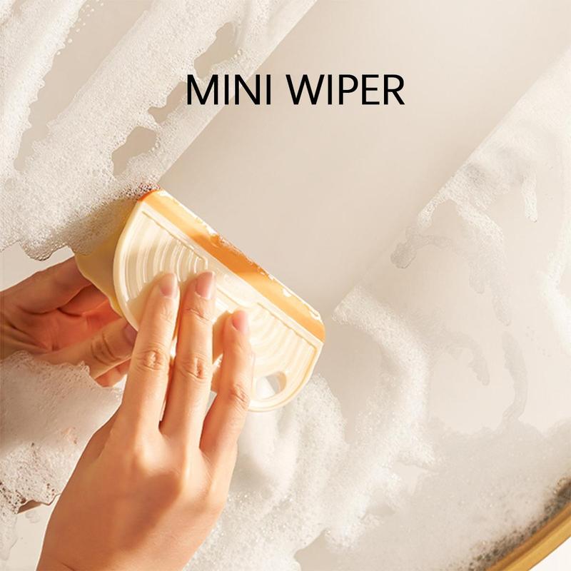 Mini Wiper Blade, 1 Count Glass Scraper, Kitchen Countertop Scraper, Household Bathroom Mirror Tile Toilet Wash Table Scraper, Kitchen Cleaning Tool