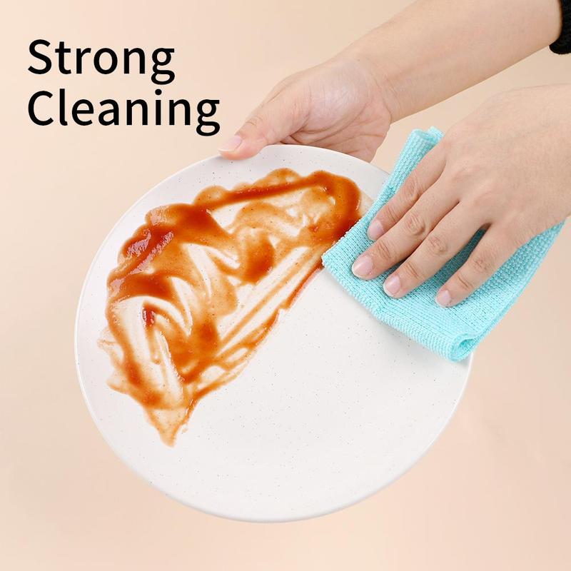 Fiber Cleaning Cloth, 20pcs box Absorbent Washcloth, Household Cleaning Cloth, Kitchen Cleaning Tool for Home Dormitory Bathroom Car