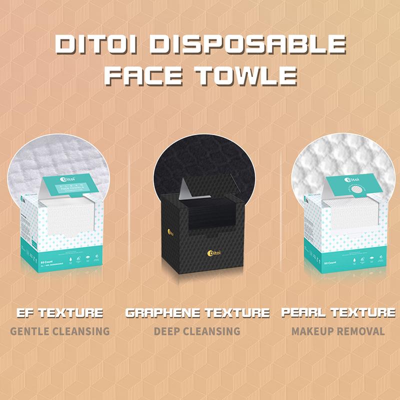 Disposable Face Towels Biodegradable Towelette Dry Facial Wipes Household