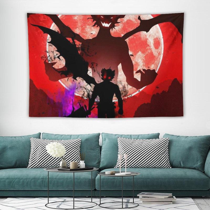 Anime Black Clover Tapestry, Home Decoration Wall Hanging, Art Accessories Suitable for Dormitory Or Living Room And Bedroom