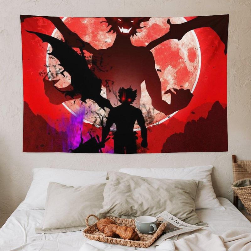 Anime Black Clover Tapestry, Home Decoration Wall Hanging, Art Accessories Suitable for Dormitory Or Living Room And Bedroom