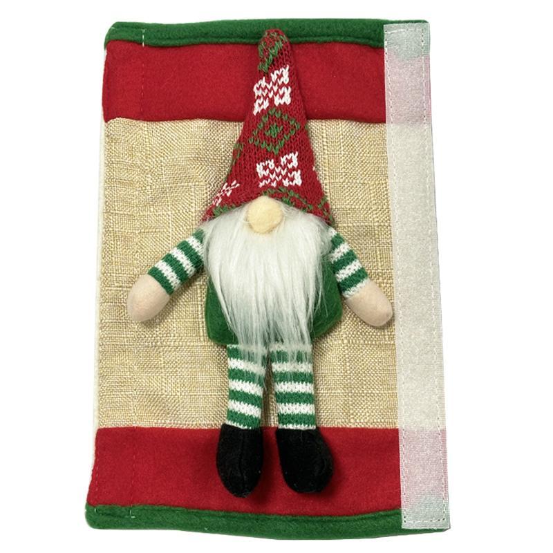 Christmas Gnome Design Fridge Door Handle Cover, 2 6 Counts Cute Kitchen Appliance Door Handle Cover, Decorative Refrigerator Door Handle Protector