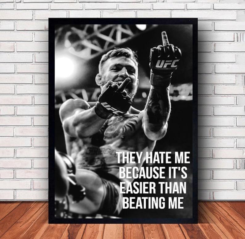 [FULL] Conor Mcgregor Boxing Poster, UFC Poster Art Autographed 12x18 16x24 24x36 27x40inch Personalized Gifts for Birthday | Print On Paper