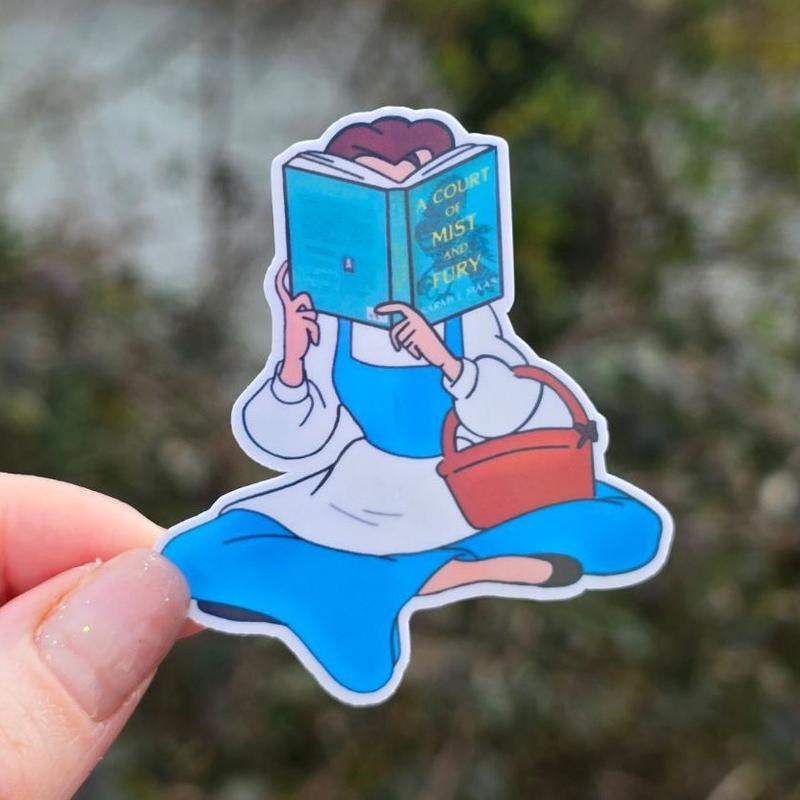 Princess Reading ACOMAF Sticker Decor Decorative