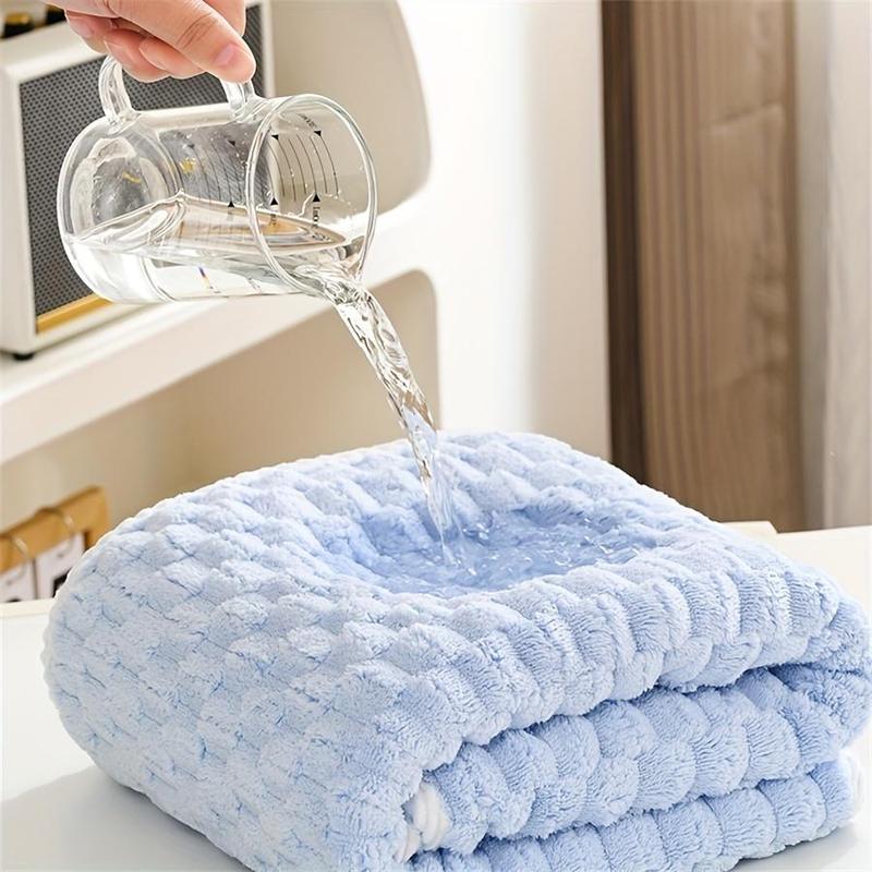 Solid Color Bath Towel, 4 Counts set Soft Absorbent Towel, Quick Drying Towel for Bathroom, Hotel, Salon, Spa, Gym, Travel