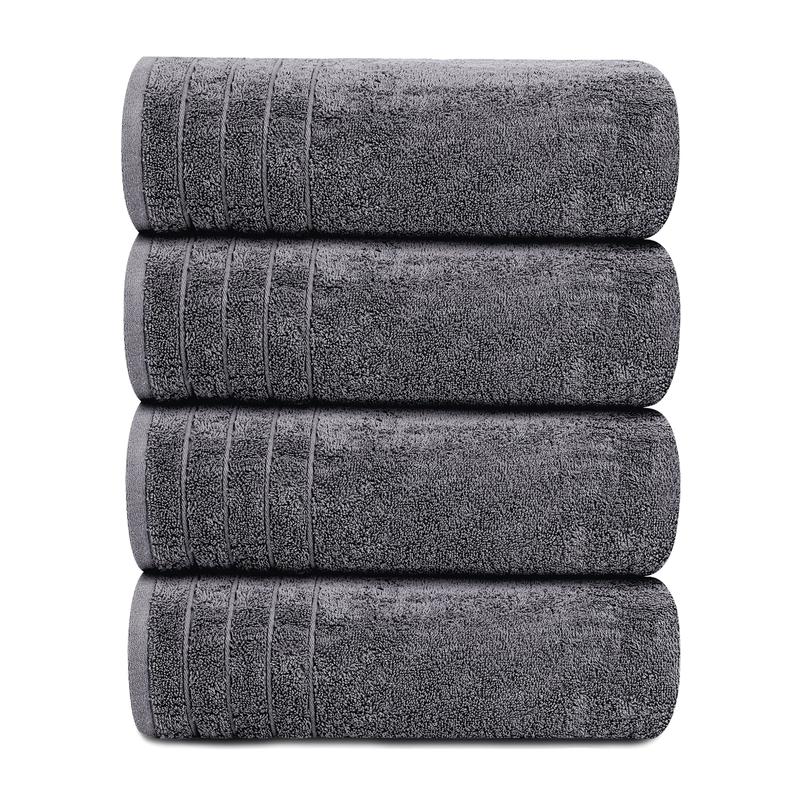 Extra Large Bath Towel 30 x 60 inches, 100% cotton, dries faster, lighter weight, super soft and absorbent, perfect bathroom towel Lightweight Thick