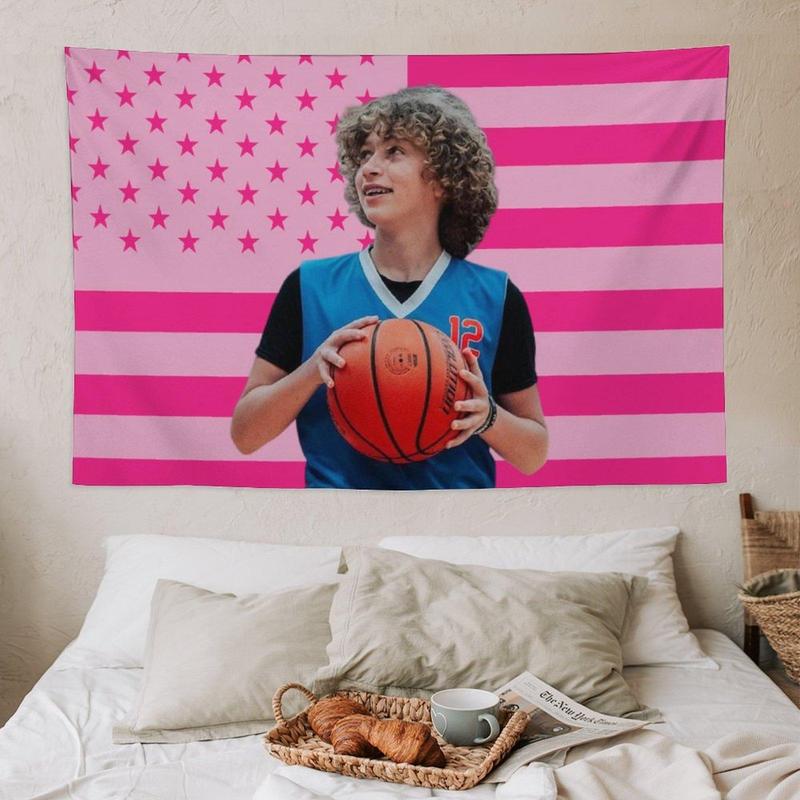 Nelson Celebrity and Decorations Stuff American Pink Flags Wall Funny Tapestry Hanging Neumann Merch for Dorm Bedroom Decorative Aesthetic Tapestries