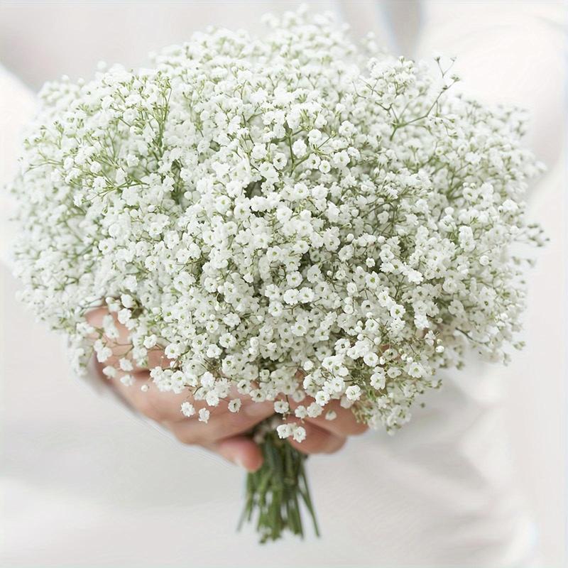 Baby's Breath Artificial Flower without Vase, 10 20pcs Faux Flower Bouquet, Decorative Flowers for Home Party Wedding Anniversary Festival