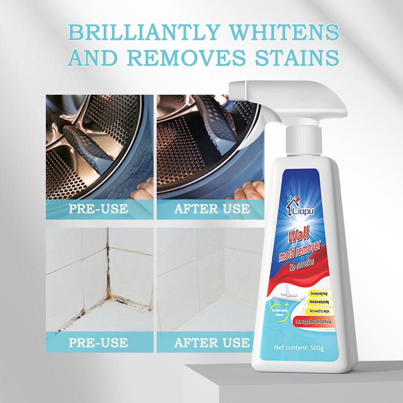 Quick Foam Mold Remover for Kitchen Bathroom Household Mold Remover Spray for removing all kinds of mold and mildew（500g）