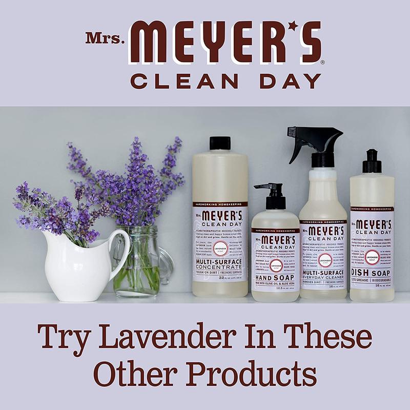 Multi-Surface Everyday Cleaner, Cruelty Free Formula, Lavender Scent, 16 Oz- Pack of 3 MRS. MEYER'S CLEAN DAY