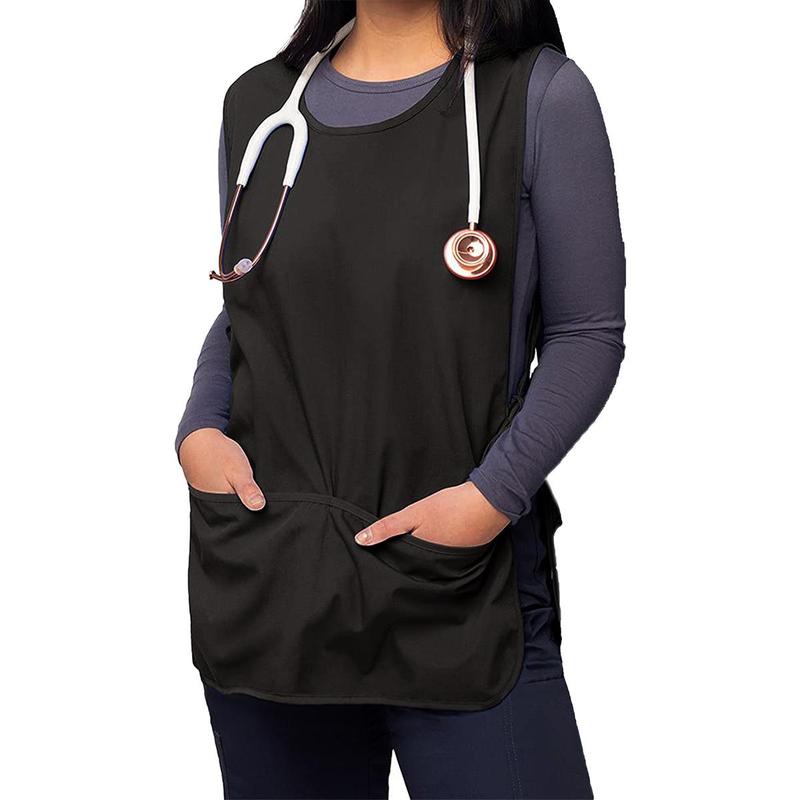 Unisex Medical Doctor Apron, 1 Count Breathable Medical Apron, Side Tie Medical Apron, Working Apron, Cooking Apron, Home Care Supplies