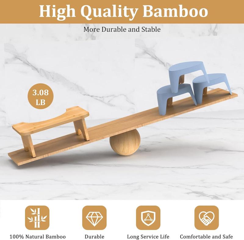 Bamboo Toilet Stool - 7