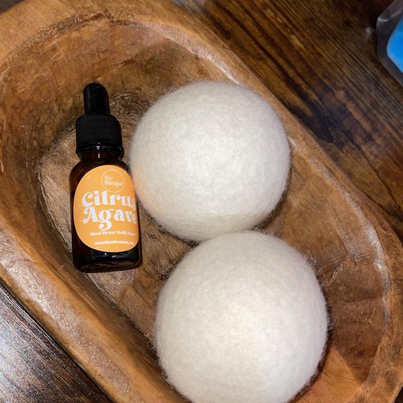 Scented Dryer Balls with 1 2oz fragrance