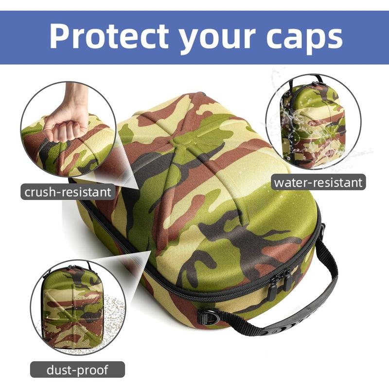 Hard Hat travel case, cap carrier, baseball cap travel case, hat holder Porta Gorras Para Hombre, Hat carrier organizer caps protector