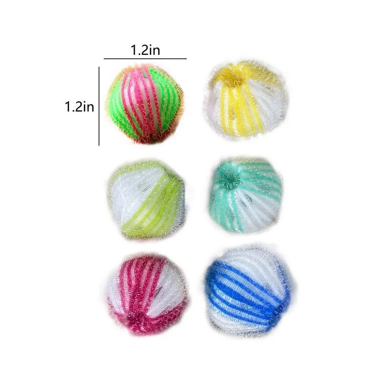 Pet Hair Remover for Laundry Dryer Balls Reusable Washing Machine Hair Catcher Pet Dog Cat Hair Catcher Lint Remover, 6 Colors (PREESHIP)