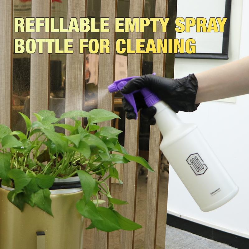 Empty Spray Bottle, Portable Reusable Spray Bottle for Home Outdoor Garden Kitchen, Kitchen Cleaning Gadgets