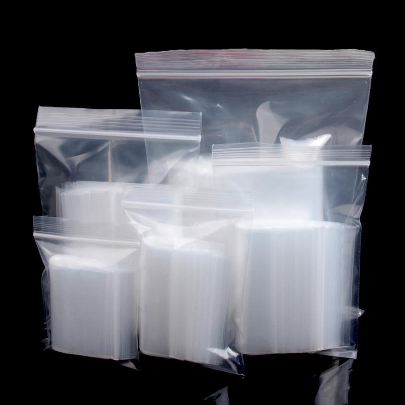 Small Clear Plastic Baggies with Assorted Sizes Ranged from 1.5x2 to 4x6 inches. 2 Mil Thick Poly Self-Lock Bags for Jewelry, Bead, Pills Organiser.