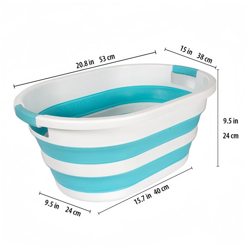 COLLAPSIBLE LAUNDRY BASKET COMFORTABLE GRIP WITH HANDLES - Our laundry basket has been designed with your ultimate comfort in mind Organiser Household