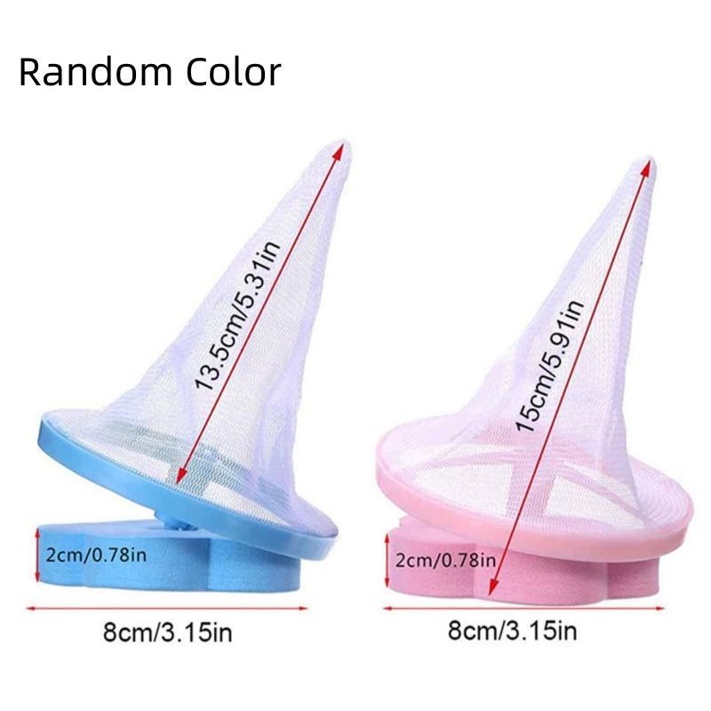 Random Color Washing Machine Hair Remover, 1 Count Flower Shaped Washing Machine Hair Catcher Laundry Bag, Household Laundry Tool