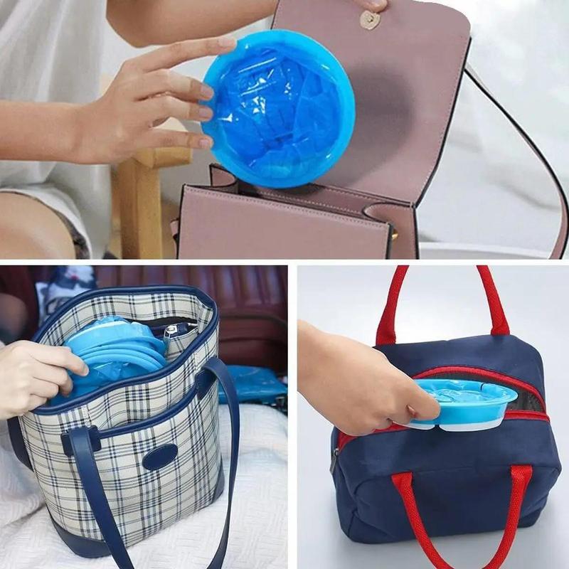 1000ml Portable Vomit Bag (10pcs), Travel Puke Bag, Portable Emesis Bag for Outdoor Travel, Driving & Camping