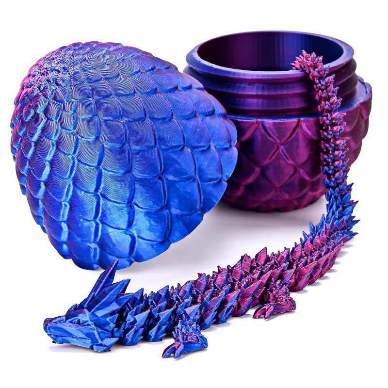 Fantasy dragon egg with movable joints - multifunctional indoor and outdoor decoration, suitable for home and party decoration ornaments Ornaments