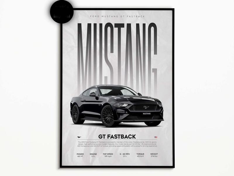 (Poster) Ford Mustang Poster  Shelby Poster   Hyper Car Poster  Super Car Print  Art Print  Poster  Home Decor  Wall Decor