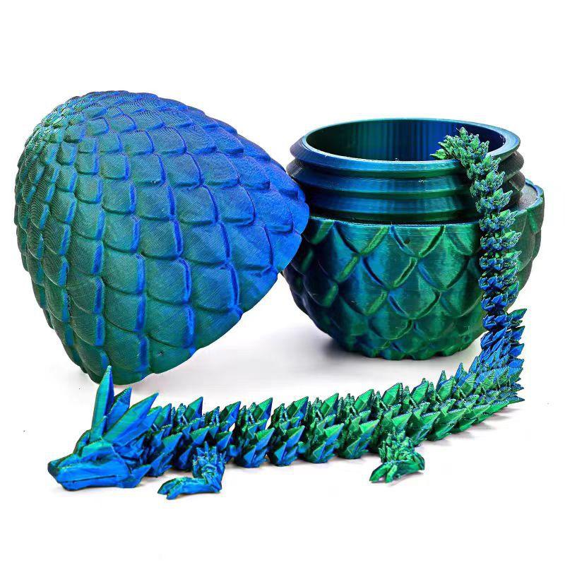 Fantasy dragon egg with movable joints - multifunctional indoor and outdoor decoration, suitable for home and party decoration ornaments Ornaments