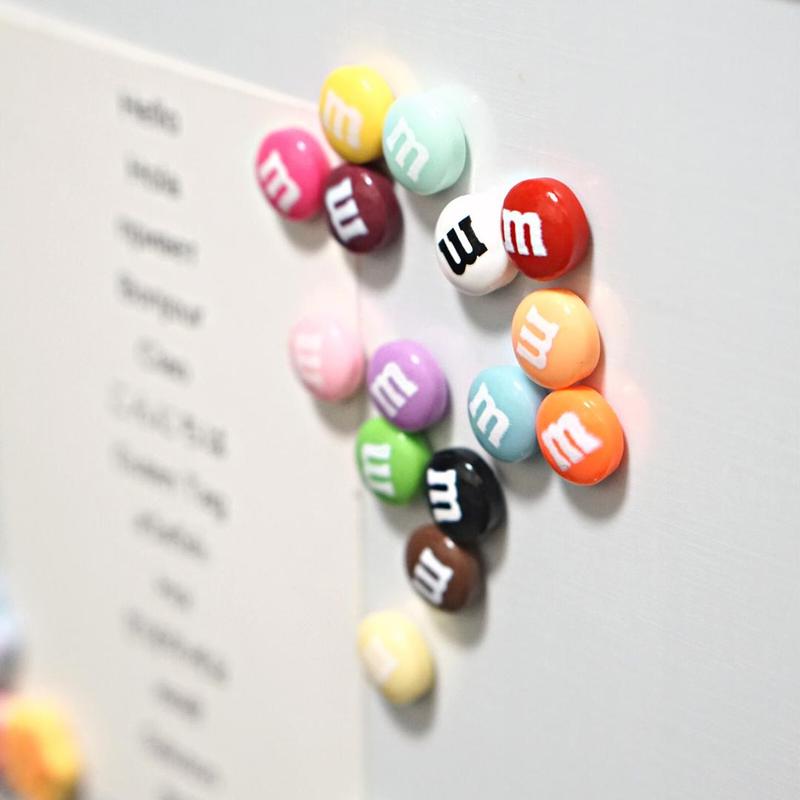 Colorful Candy Design Fridge Magnet, 10 20pcs Random Color Cute Magnetic Refrigerator Decorations, Message Board Magnet for Home Decor