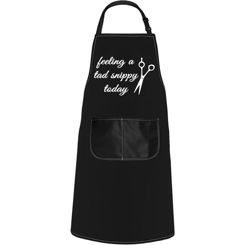 Hairstylist Apron Feeling A Tad Snippy Today Barber Beautician Thank You Cosmetologist Gift