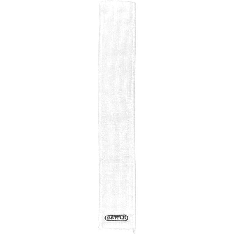 HZB Battle Football Streamer Towel, Thin Sports Towel, Dries Hands & Football Accessories (White)