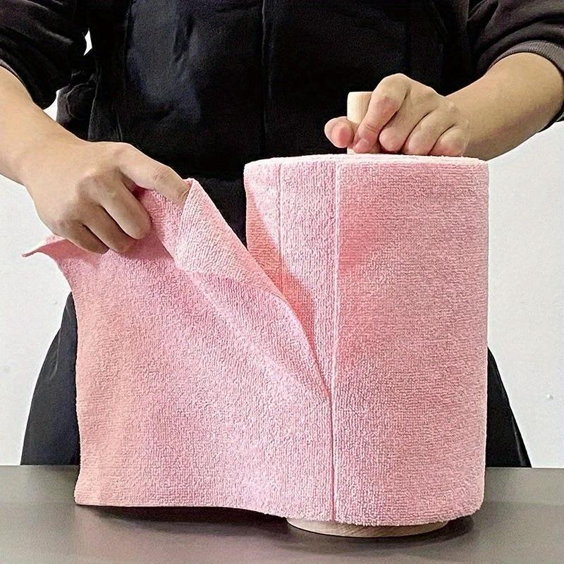 Reusable Car Cleaning Cloth, 20pcs roll Portable Travel Cleaning Cloth, Multipurpose Cleaning Tool for Home Kitchen Car