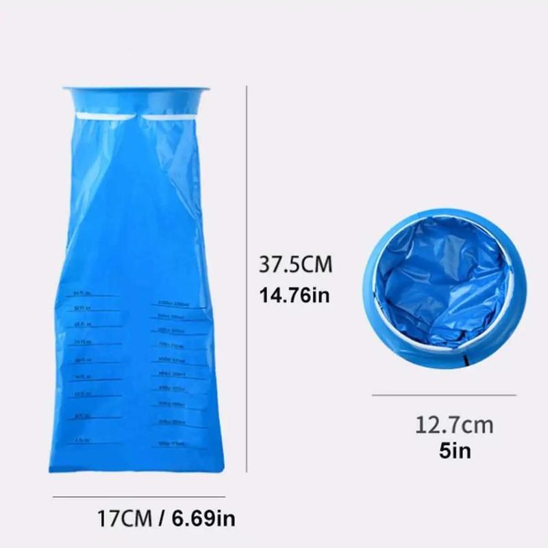 1000ml Portable Vomit Bag (10pcs), Travel Puke Bag, Portable Emesis Bag for Outdoor Travel, Driving & Camping